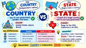 Country Vs State: Meaning, Difference And Clear Examples